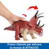 Mattel - Jurassic World - Ruggito Selvaggio Diabloceratopo