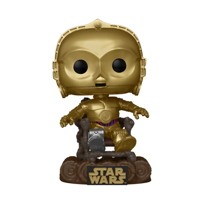 Star Wars POP! Return of the Jedi 40th C3P0 in chair 9 cm