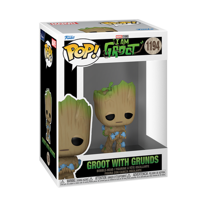 I Am Groot POP! Marvel TV Vinyl Figure Groot w/ Grunds 9cm