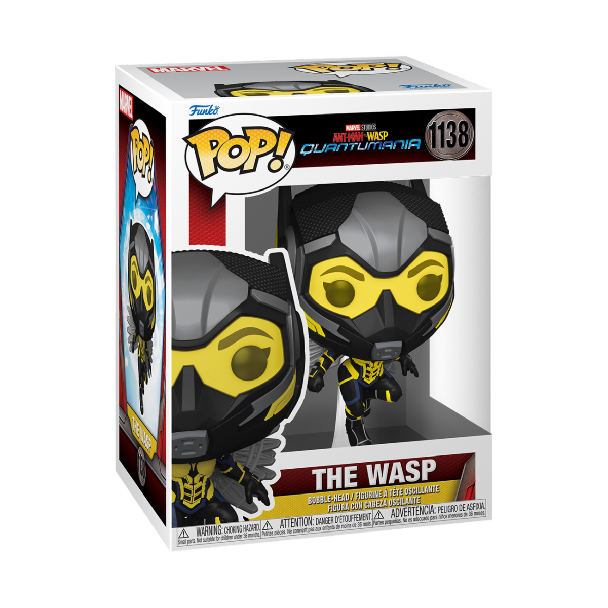 Marvel POP! AM:QM - The Wasp w/CH Vinyl Figure 9 cm