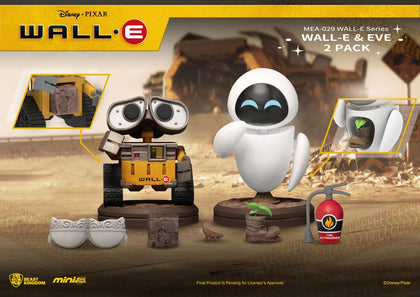 Wall-E Mini Egg Attack Figures 2-Pack Wall-E Series Wall-E & Eve 8cm