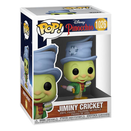 Pinocchio 80th Anniversary POP! Disney Vinyl Figure Street Jiminy 9cm