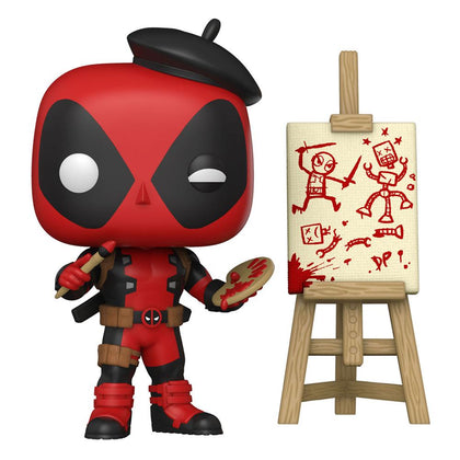 Marvel Deadpool 30th Anniversary POP! Vinyl Figure Artist Deadpool 9cm