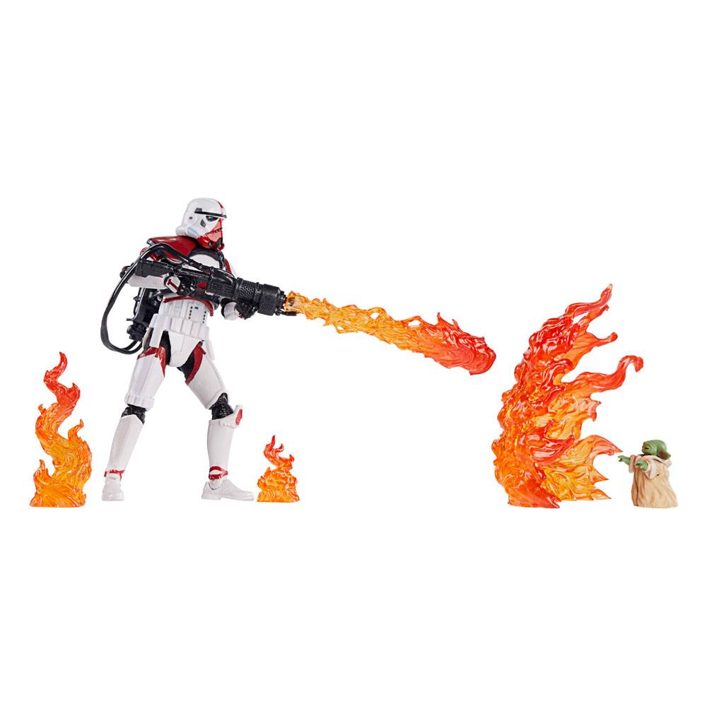 Hasbro - Star Wars - The Mandalorian Vintage Collection - Action Figure 2022 Incinerator Trooper & Grogu 10 cm