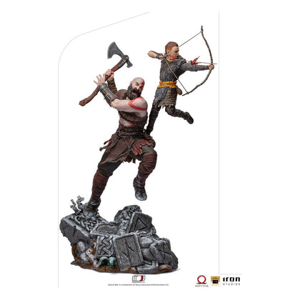 God of War BDS Art Scale Statue 1/10 Kratos & Atreus 34cm