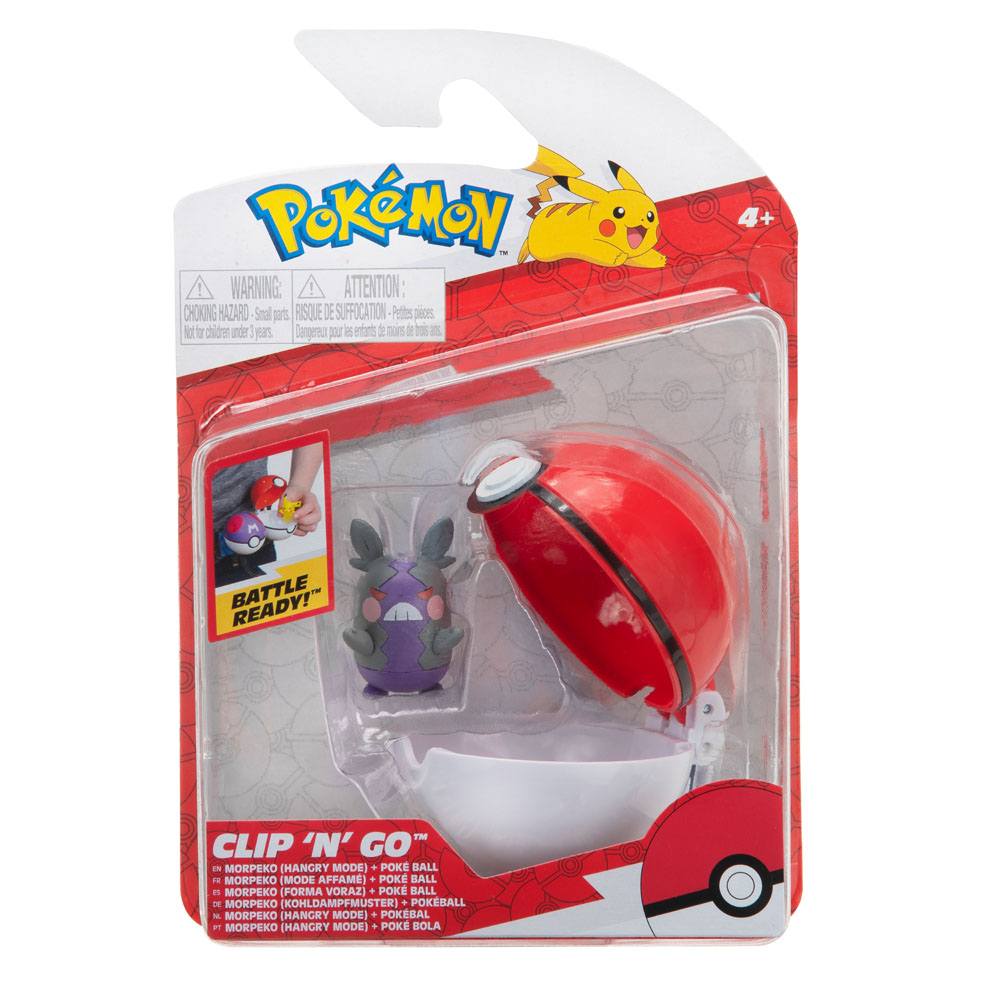 Pokémon Clip'n'Go Poké Ball Morpeko & Pokeball