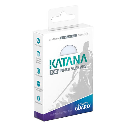 Ultimate Guard - Katana Inner Sleeves - Standard Size - Transparent 100 pcs