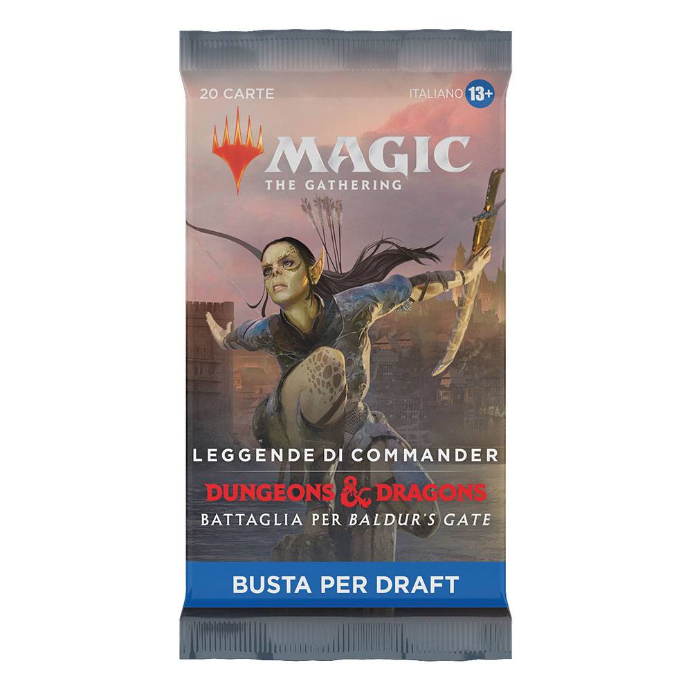 Magic the Gathering Commander Legends Dungeons & Dragons Battle for Baldur’s Gate Draft Booster Display (24) IT