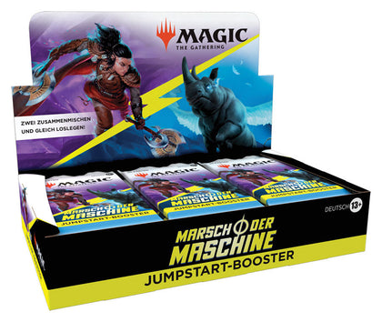 Magic the Gathering - Marsch der Maschine - Jumpstart Booster Display (18) (German)